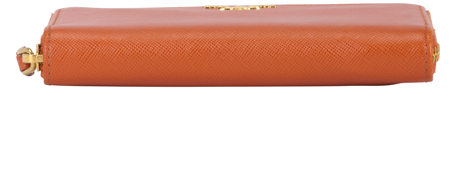 Prada Zip Around Wallet, &pound;220, Accessories, Orange, Leather, Top view